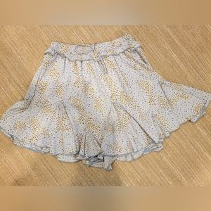 Saints & Hearts Floral Pleated Skort, Size M